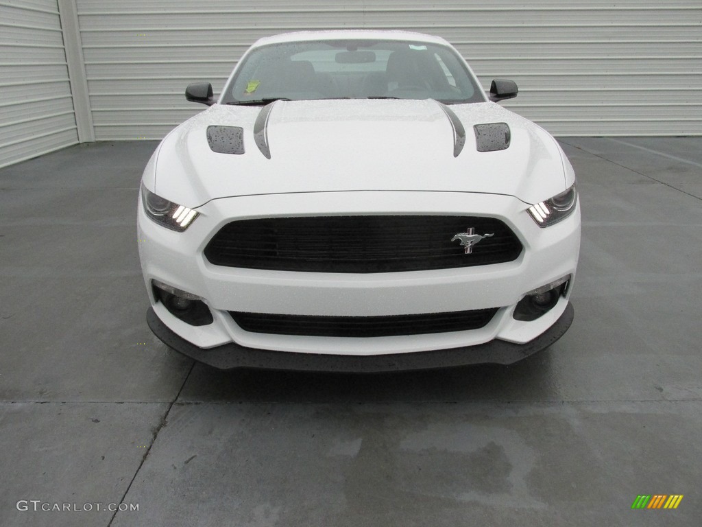 2016 Mustang GT/CS California Special Coupe - Oxford White / California Special Ebony Black/Miko Suede photo #8