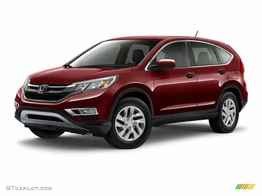 2016 CR-V EX - Basque Red Pearl II / Gray photo #22