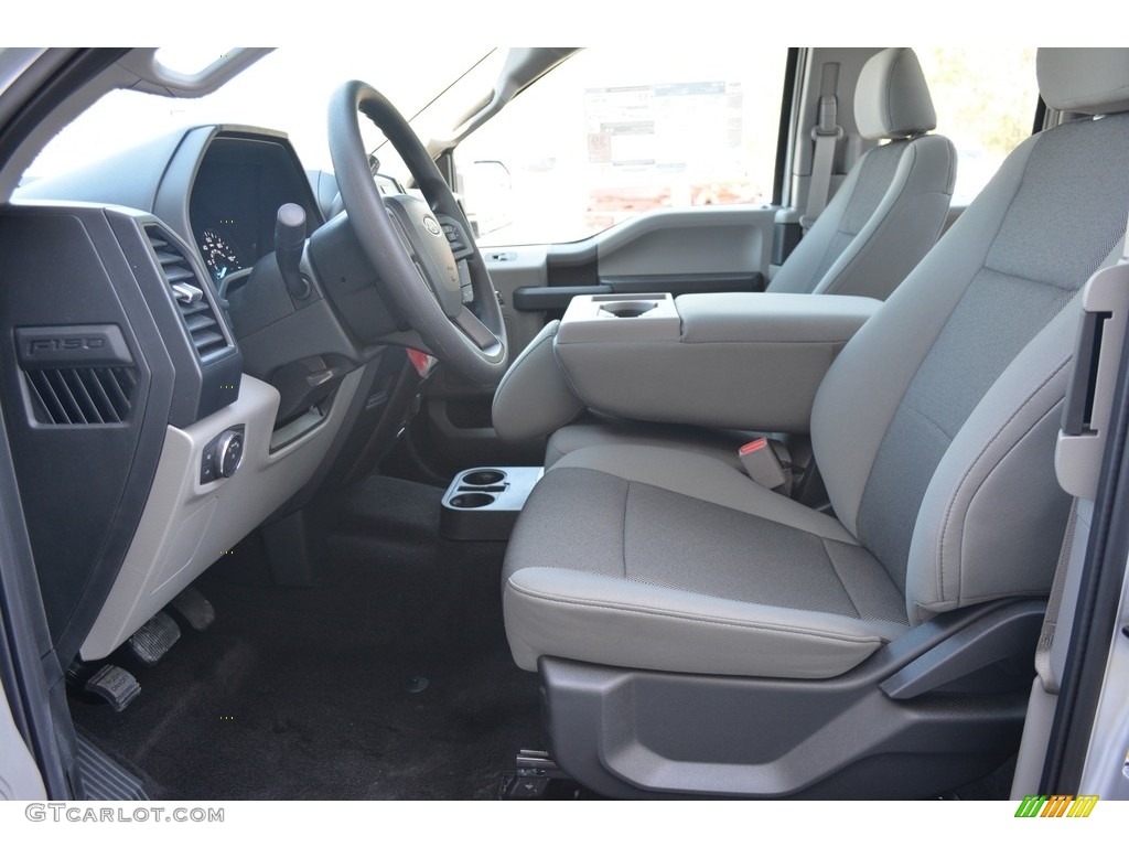 2016 F150 XL SuperCab 4x4 - Ingot Silver / Medium Earth Gray photo #8