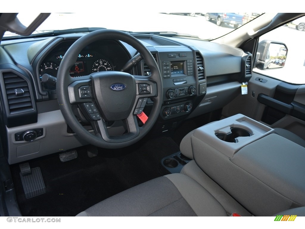 2016 F150 XL SuperCab 4x4 - Ingot Silver / Medium Earth Gray photo #9