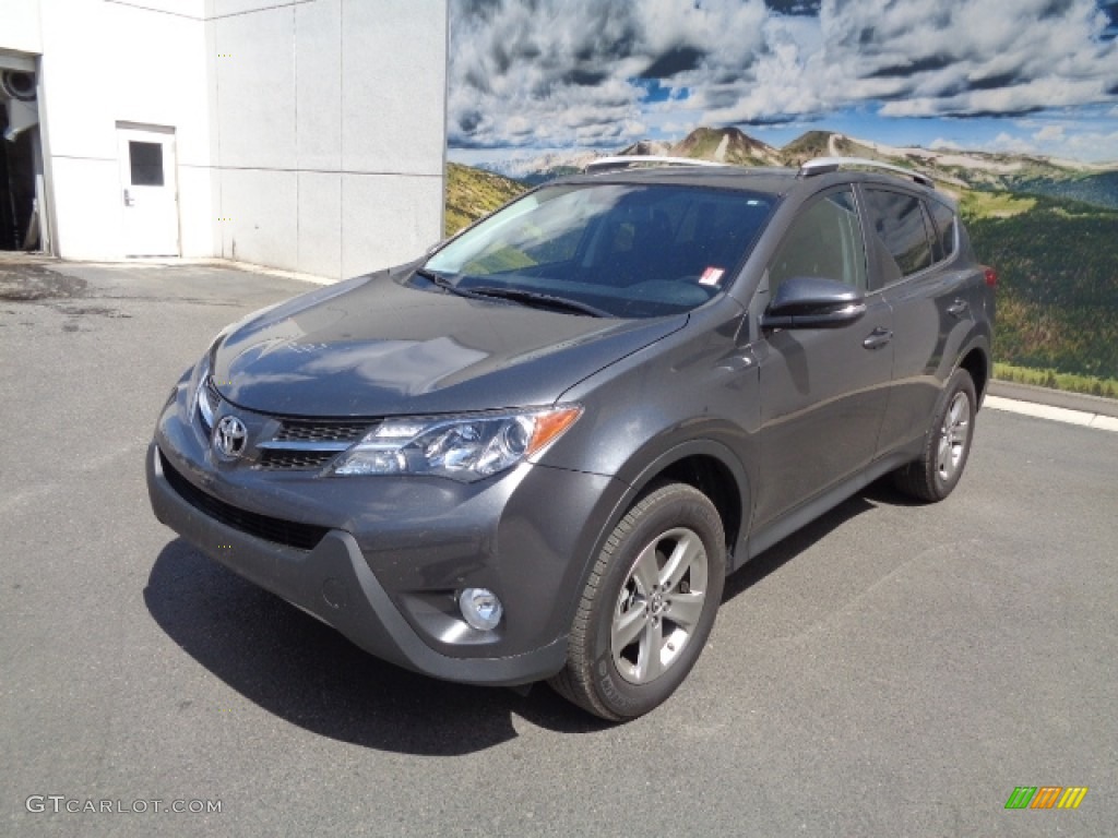 Magnetic Gray Metallic 2015 Toyota RAV4 XLE Exterior Photo #112286223