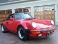 1989 Guards Red Porsche 911 Carrera Turbo Cabriolet  photo #8