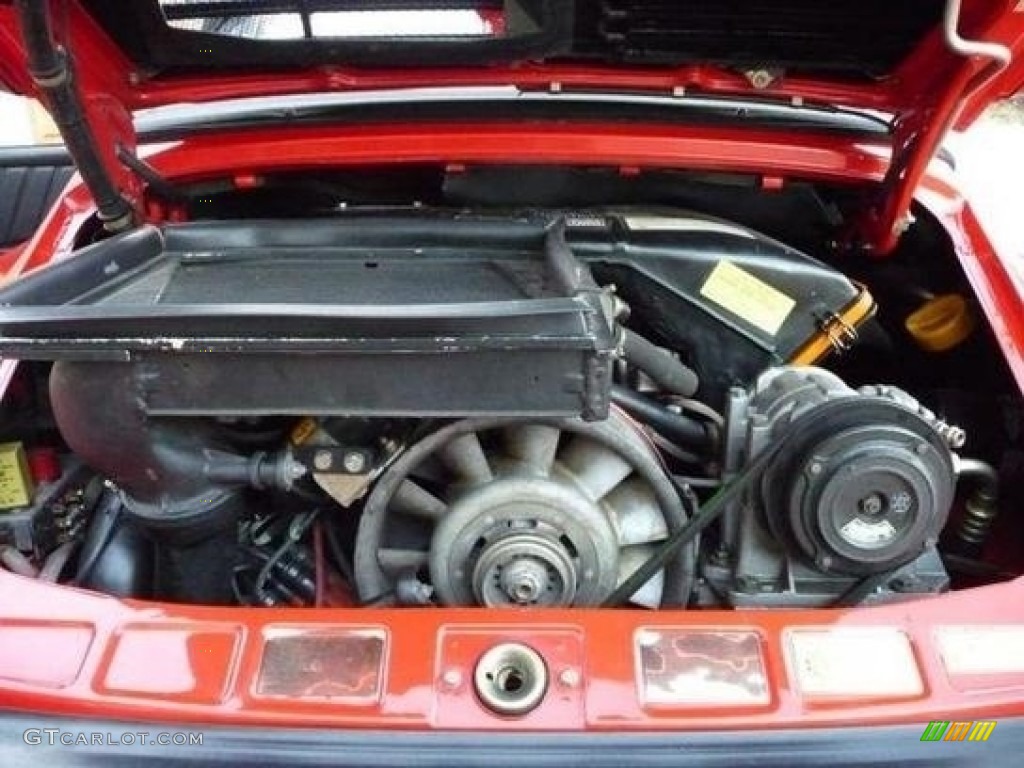 1989 Porsche 911 Carrera Turbo Cabriolet Engine Photos