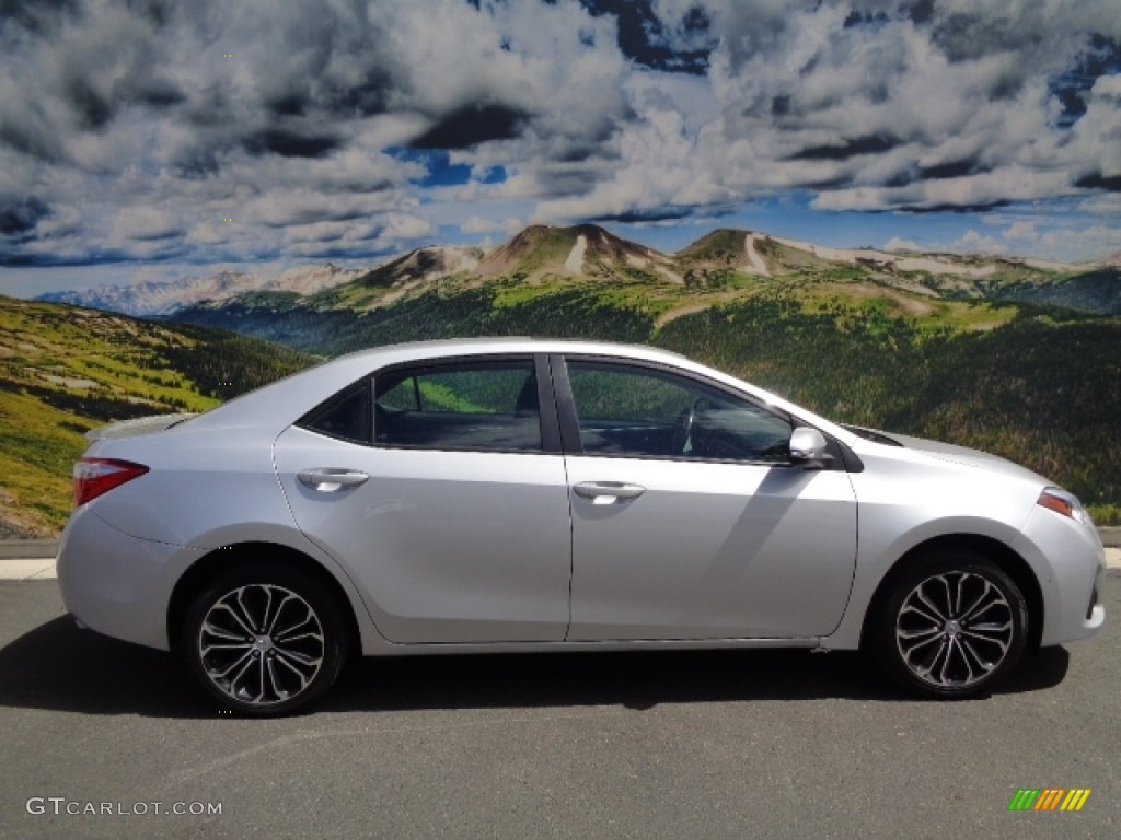 2014 Corolla S - Classic Silver Metallic / Black photo #1