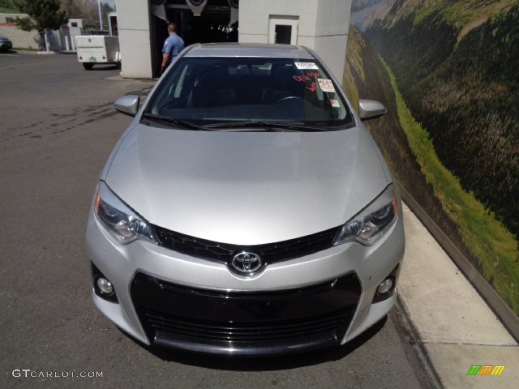 2014 Corolla S - Classic Silver Metallic / Black photo #3