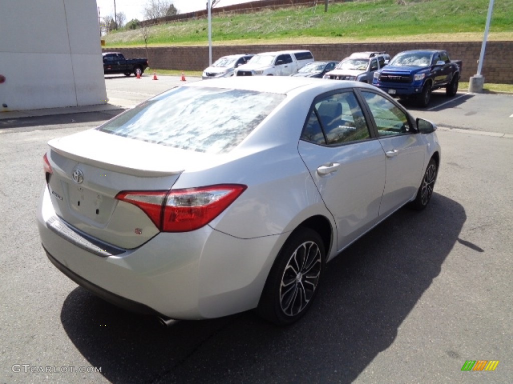 2014 Corolla S - Classic Silver Metallic / Black photo #8