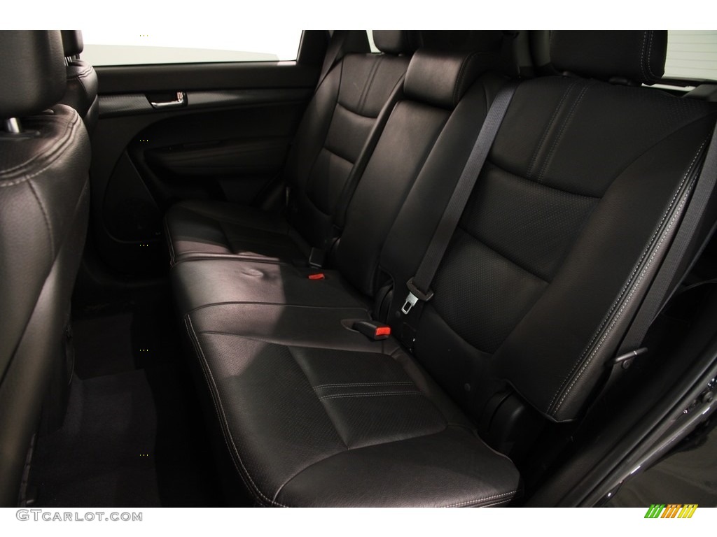 2011 Sorento SX V6 AWD - Ebony Black / Black photo #16