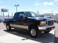 2000 Deep Wedgewood Blue Metallic Ford F250 Super Duty Lariat Extended Cab 4x4  photo #8