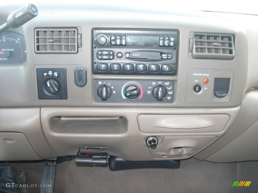 2000 F250 Super Duty Lariat Extended Cab 4x4 - Deep Wedgewood Blue Metallic / Medium Parchment photo #16