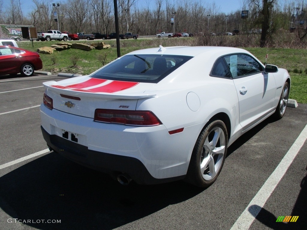 2015 Camaro LT/RS Coupe - Summit White / Black photo #4