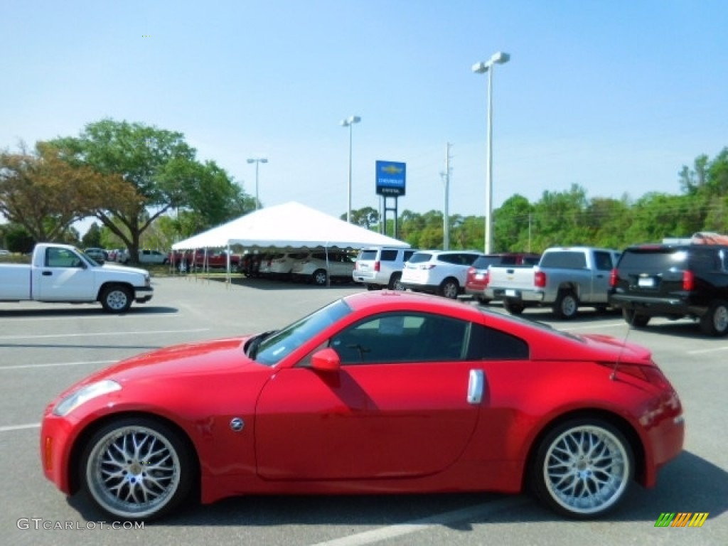 2005 350Z Enthusiast Coupe - Redline / Charcoal photo #2
