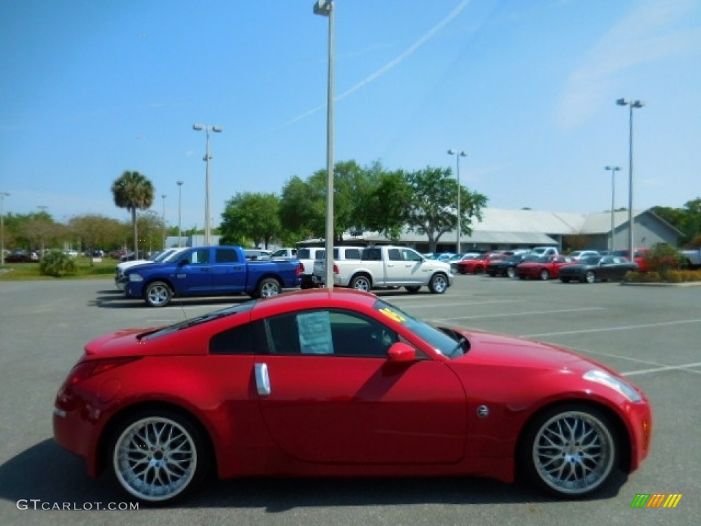 2005 350Z Enthusiast Coupe - Redline / Charcoal photo #8