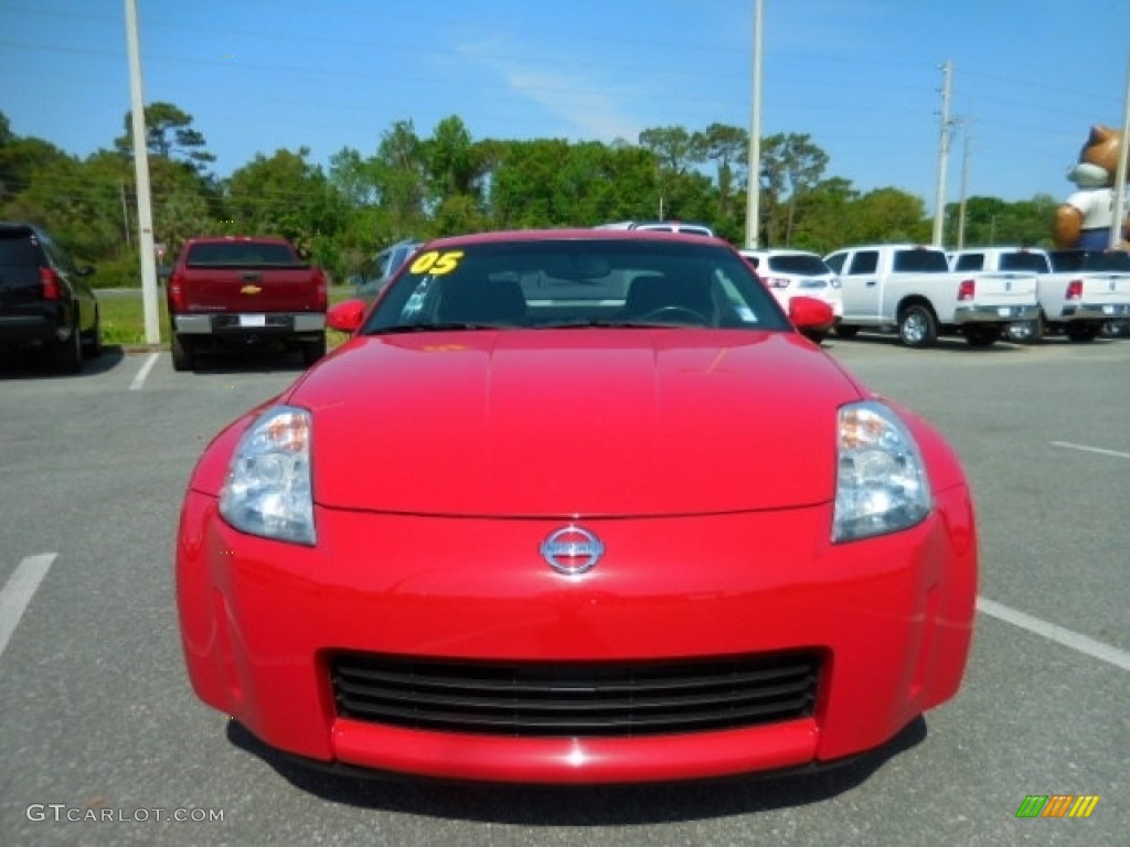 2005 350Z Enthusiast Coupe - Redline / Charcoal photo #12
