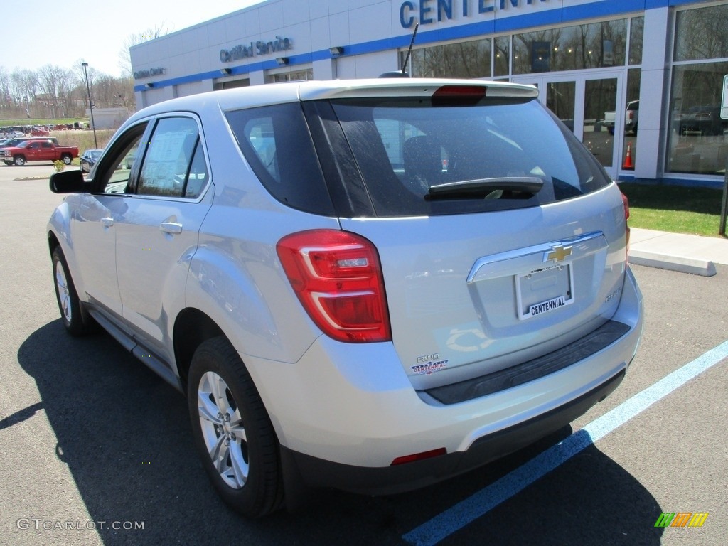 2016 Equinox LS AWD - Silver Ice Metallic / Jet Black photo #4