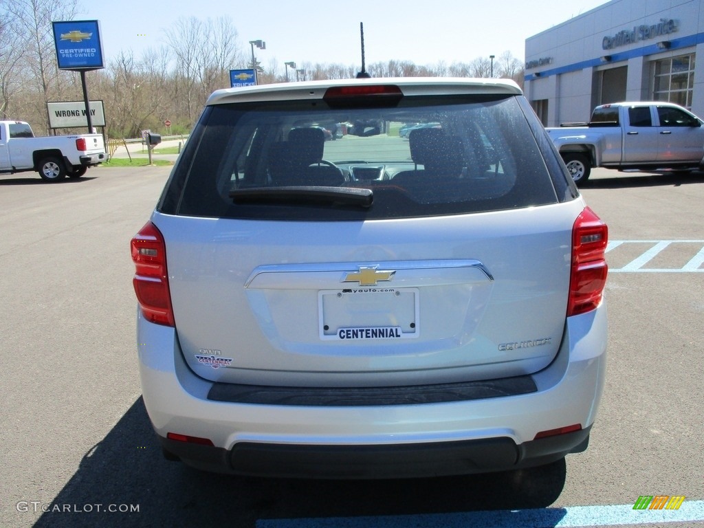 2016 Equinox LS AWD - Silver Ice Metallic / Jet Black photo #6