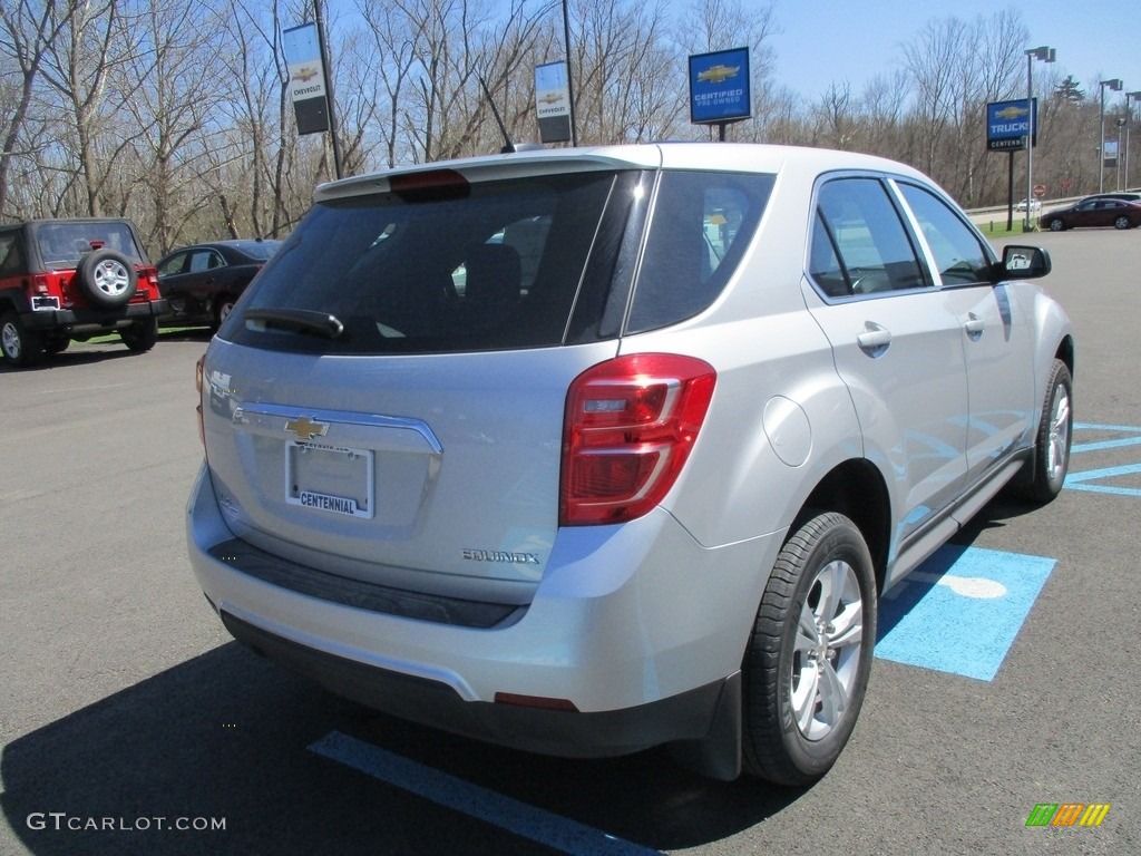 2016 Equinox LS AWD - Silver Ice Metallic / Jet Black photo #7