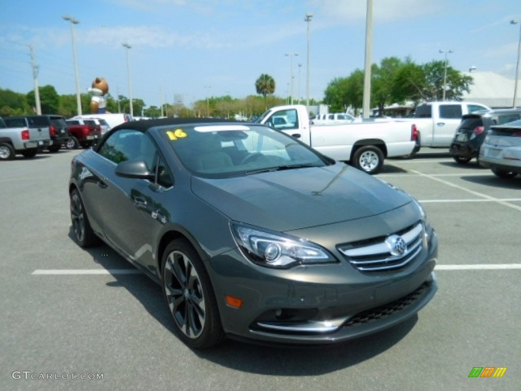 Graystone Metallic 2016 Buick Cascada Premium Convertible Exterior Photo #112290510