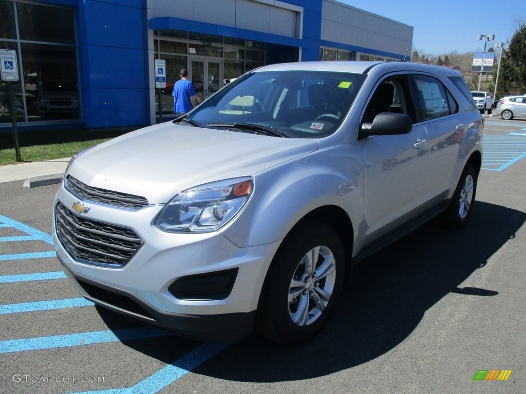 2016 Equinox LS AWD - Silver Ice Metallic / Jet Black photo #11