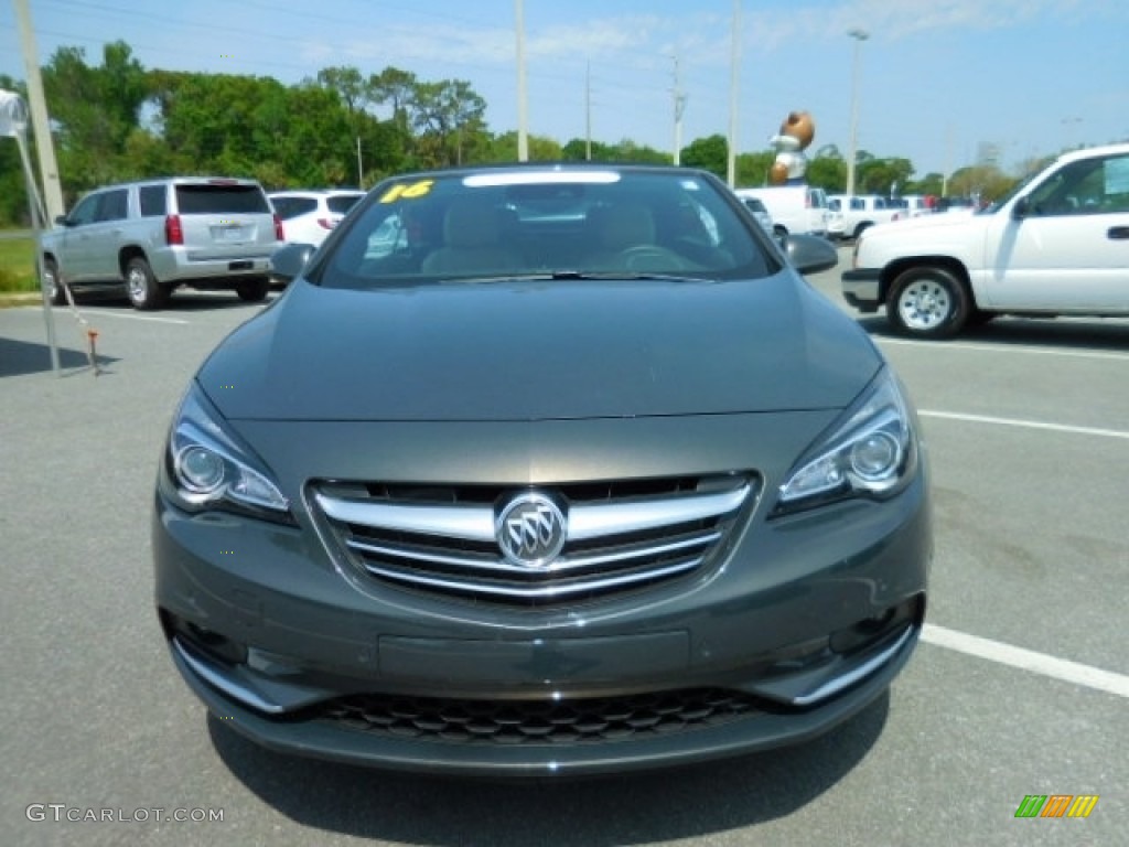 Graystone Metallic 2016 Buick Cascada Premium Convertible Exterior Photo #112290558