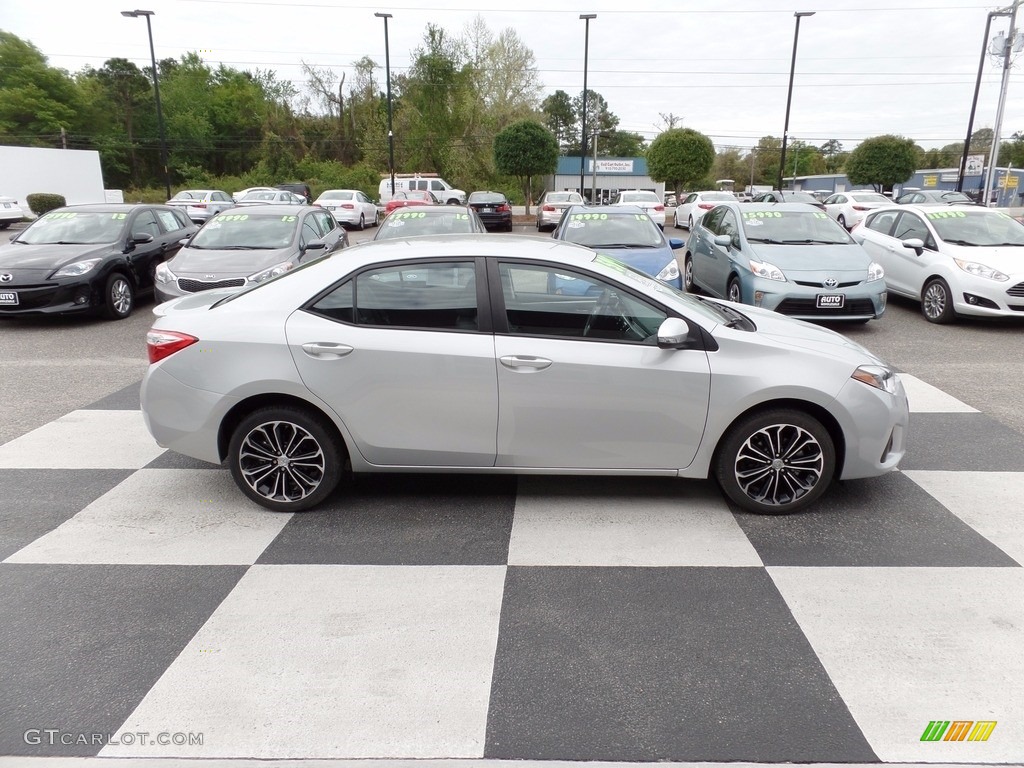 2014 Corolla S - Classic Silver Metallic / Steel Blue photo #3