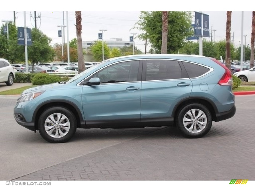 2013 CR-V EX-L - Twilight Blue Metallic / Gray photo #4