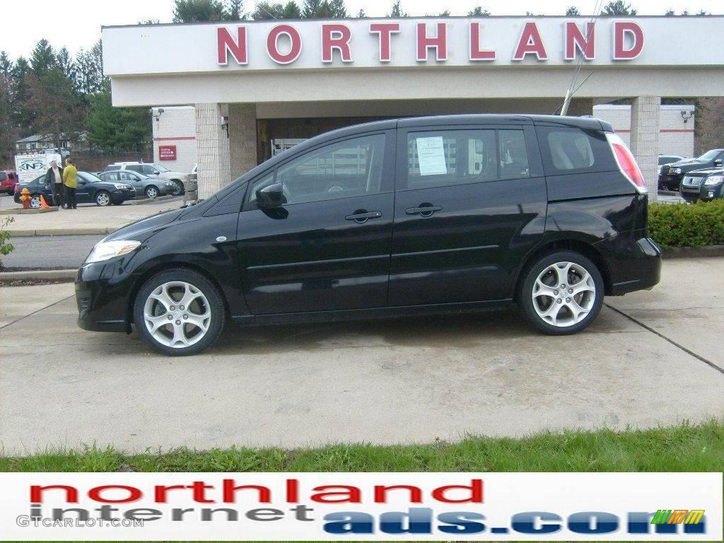 2008 MAZDA5 Sport - Brilliant Black / Black photo #1