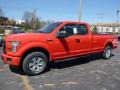 2016 Race Red Ford F150 XL SuperCab 4x4  photo #6