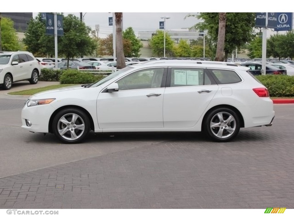 Bellanova White Pearl 2013 Acura TSX Technology Sport Wagon Exterior Photo #112294253