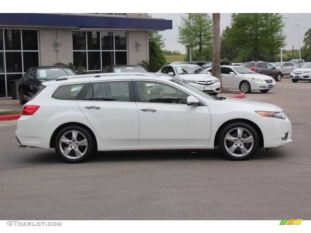 Bellanova White Pearl 2013 Acura TSX Technology Sport Wagon Exterior Photo #112294329