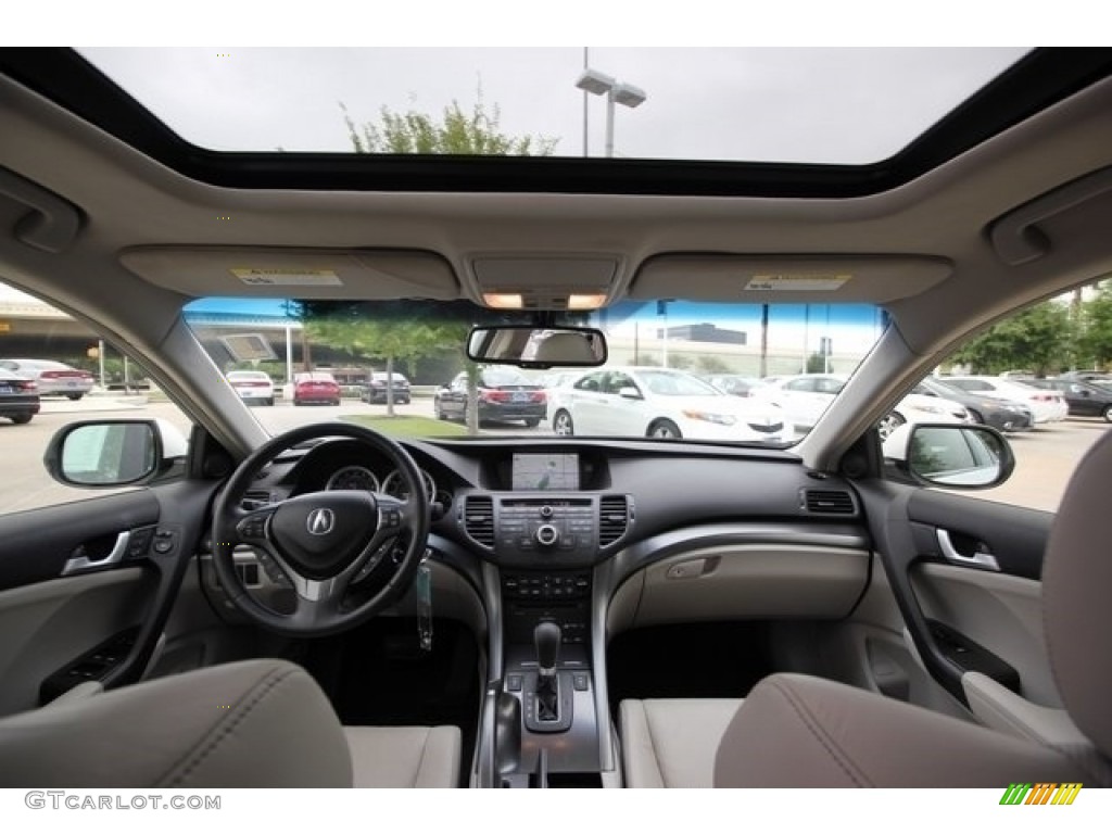 Parchment Interior 2013 Acura TSX Technology Sport Wagon Photo #112294353