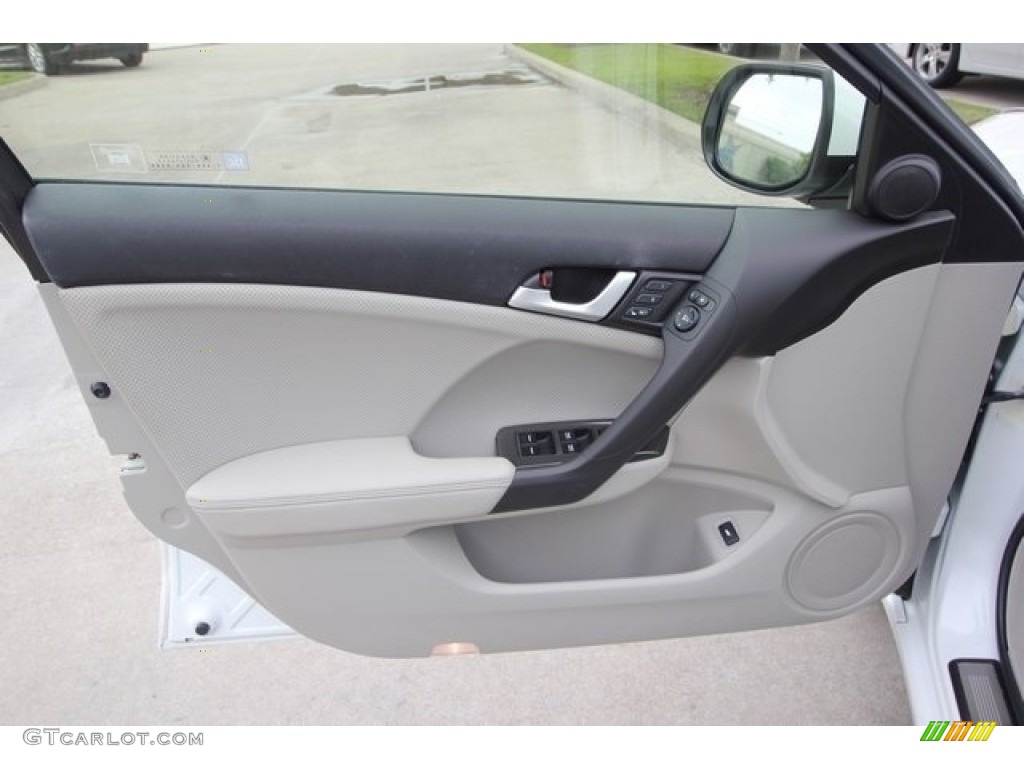 2013 Acura TSX Technology Sport Wagon Parchment Door Panel Photo #112294542