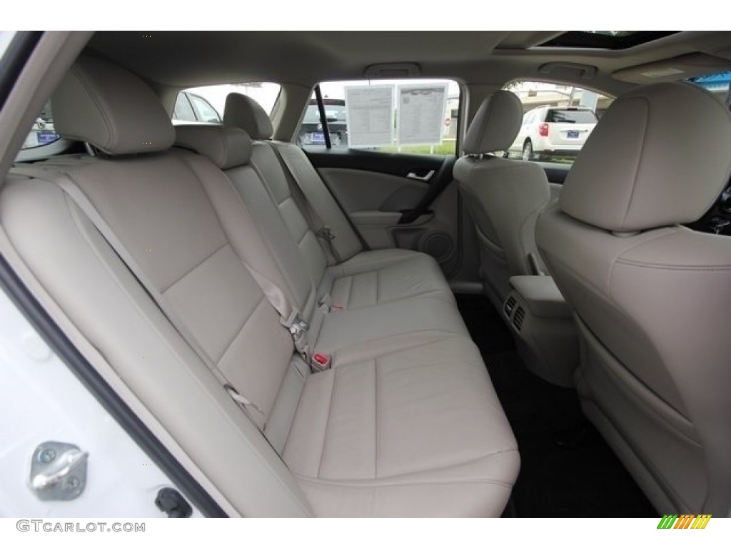 2013 Acura TSX Technology Sport Wagon Rear Seat Photos