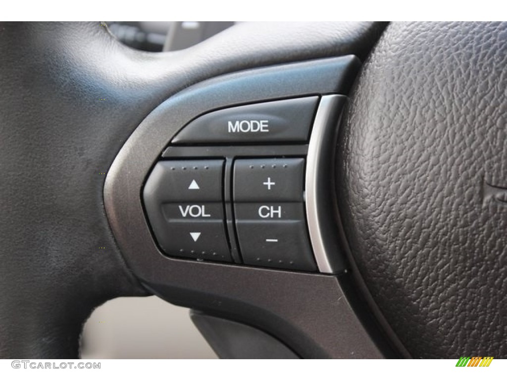 2013 Acura TSX Technology Sport Wagon Parchment Steering Wheel Photo #112294992
