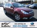 2011 Ruby Red Pearl Subaru Outback 2.5i Limited Wagon  photo #1