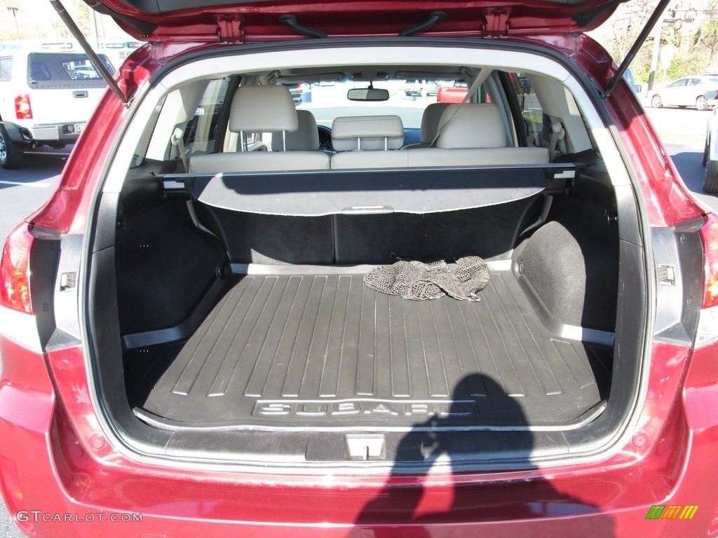 2011 Outback 2.5i Limited Wagon - Ruby Red Pearl / Warm Ivory photo #19