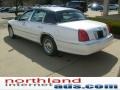2000 White Pearlescent Tri-Coat Lincoln Town Car Cartier  photo #2