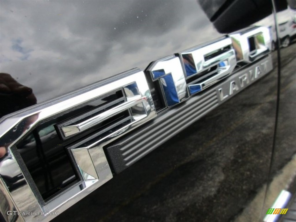 2016 F150 Lariat SuperCrew - Shadow Black / Black photo #3