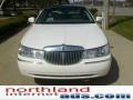2000 White Pearlescent Tri-Coat Lincoln Town Car Cartier  photo #6