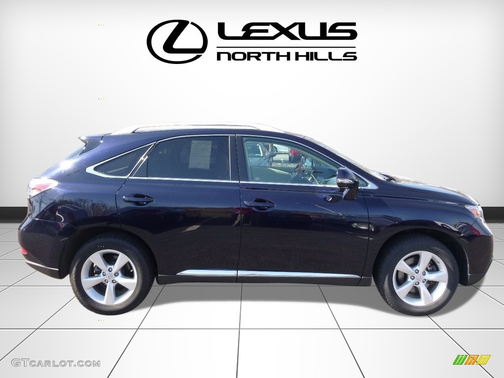 2010 RX 350 AWD - Black Sapphire Pearl / Parchment/Brown Walnut photo #2