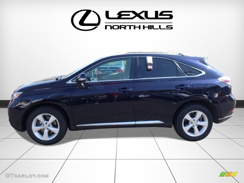 2010 RX 350 AWD - Black Sapphire Pearl / Parchment/Brown Walnut photo #3