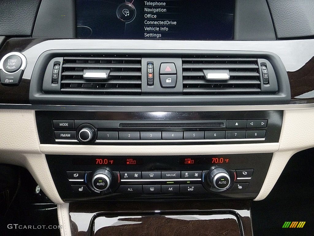 2013 5 Series 535i xDrive Sedan - Dark Graphite Metallic II / Oyster/Black photo #31