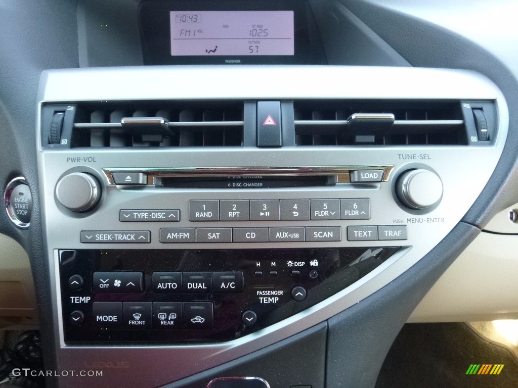 2010 RX 350 AWD - Black Sapphire Pearl / Parchment/Brown Walnut photo #22