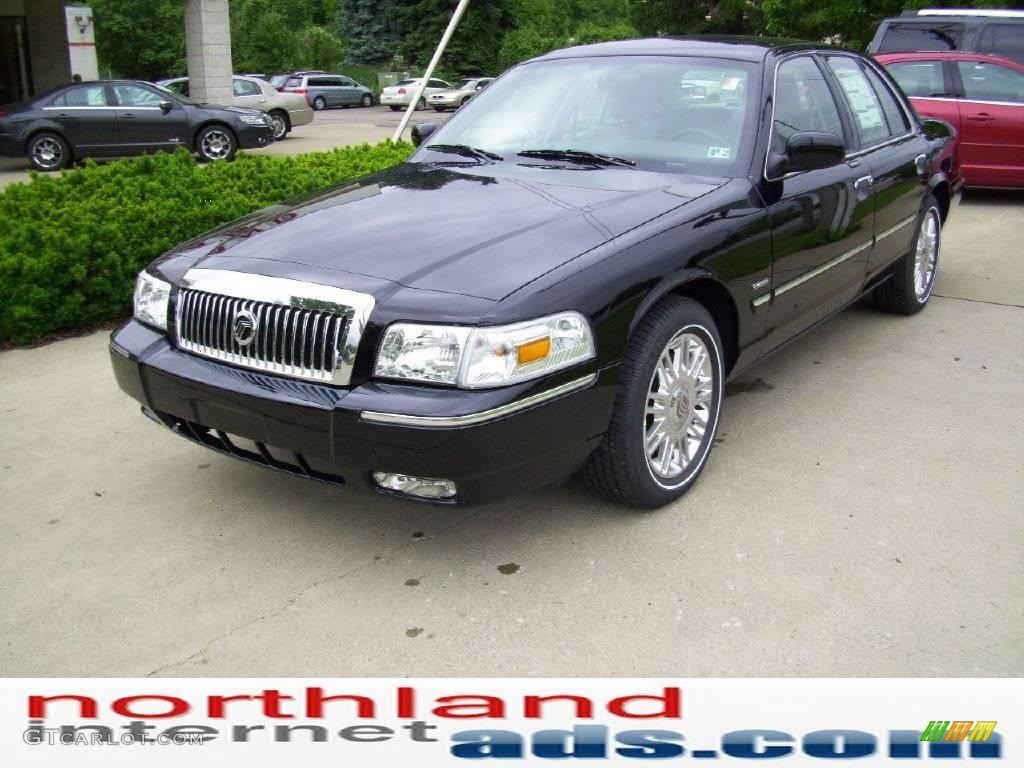 2009 Grand Marquis LS - Black / Medium Light Stone photo #7