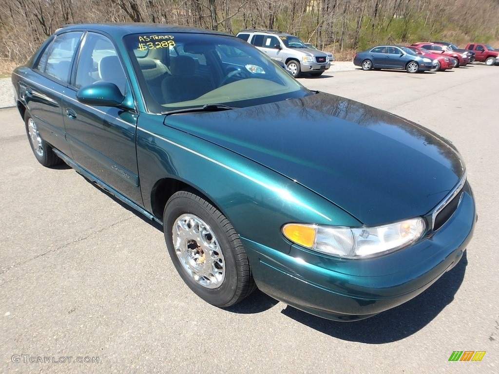 2001 Century Custom - Jasper Green Metallic / Taupe photo #5
