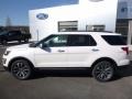 2016 White Platinum Metallic Tri-Coat Ford Explorer Platinum 4WD  photo #8