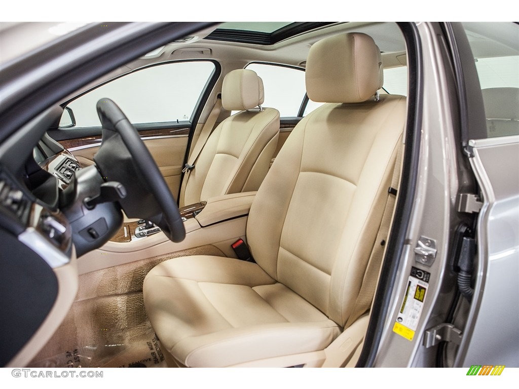 Venetian Beige Interior 2013 BMW 5 Series 528i Sedan Photo #112303431