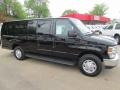 2014 Black Ford E-Series Van E350 XLT Extended 15 Passenger Van  photo #4