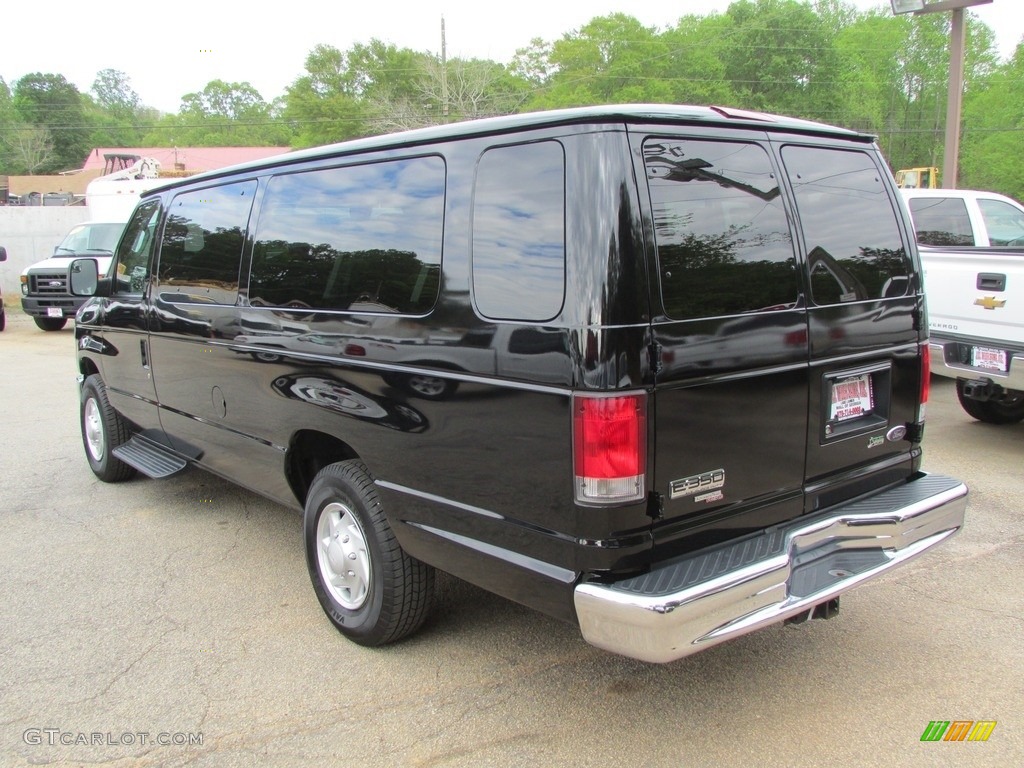 2014 E-Series Van E350 XLT Extended 15 Passenger Van - Black / Medium Flint photo #7