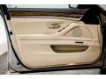 Venetian Beige 2013 BMW 5 Series 528i Sedan Door Panel