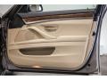 Venetian Beige 2013 BMW 5 Series 528i Sedan Door Panel